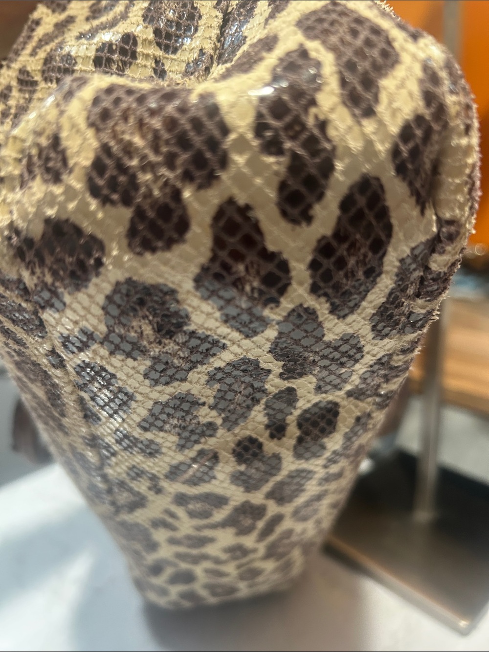 Cynthia Rowley Leopard-Print Tote Bag - Brown/Beige - Picture 7 of 12